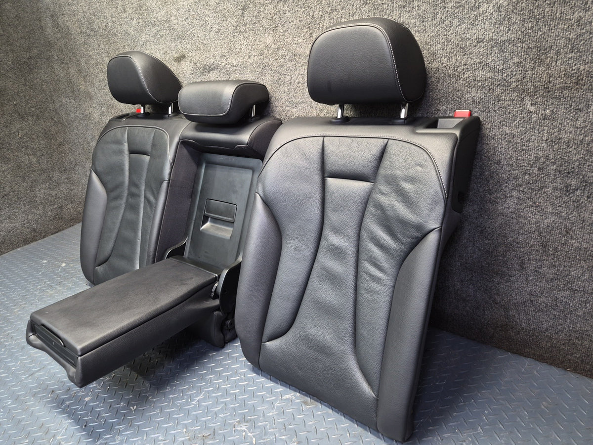 15-16 Audi S3 8VS Sedan 4D00R Front & Rear Seat Set Leather Black OEM