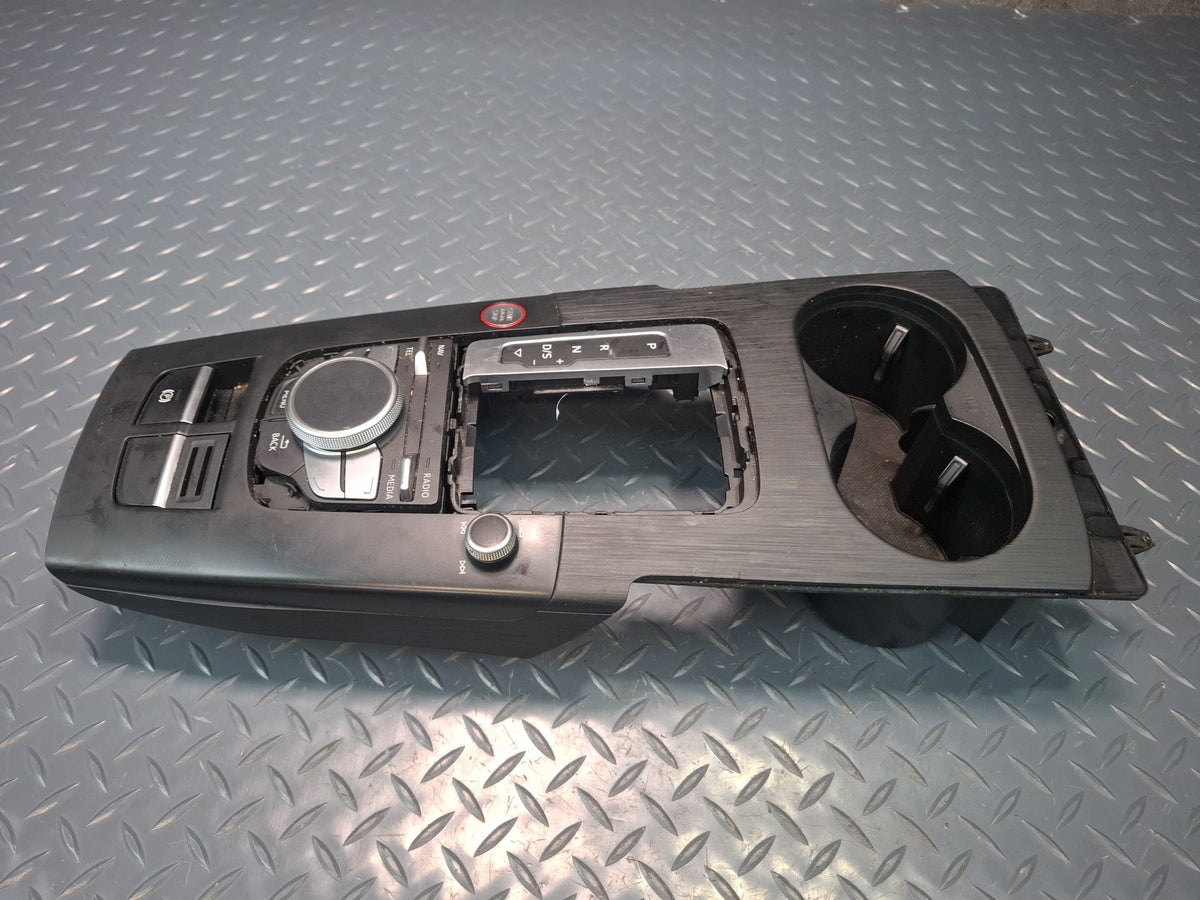 15-16 Audi A3 S3 8VS Sedan A/T Center Console Cover Media Switch Panel Assy OEM