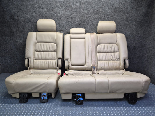 2004-2005 Lexus UZJ100L LX470 Rear Second 2ND ROW Left & Right Leather Seat Set