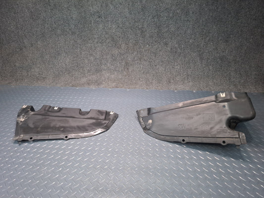 2008-2011 BMW E90 M3 Sedan Rear Undebody Splash Shield Guard Set of 2