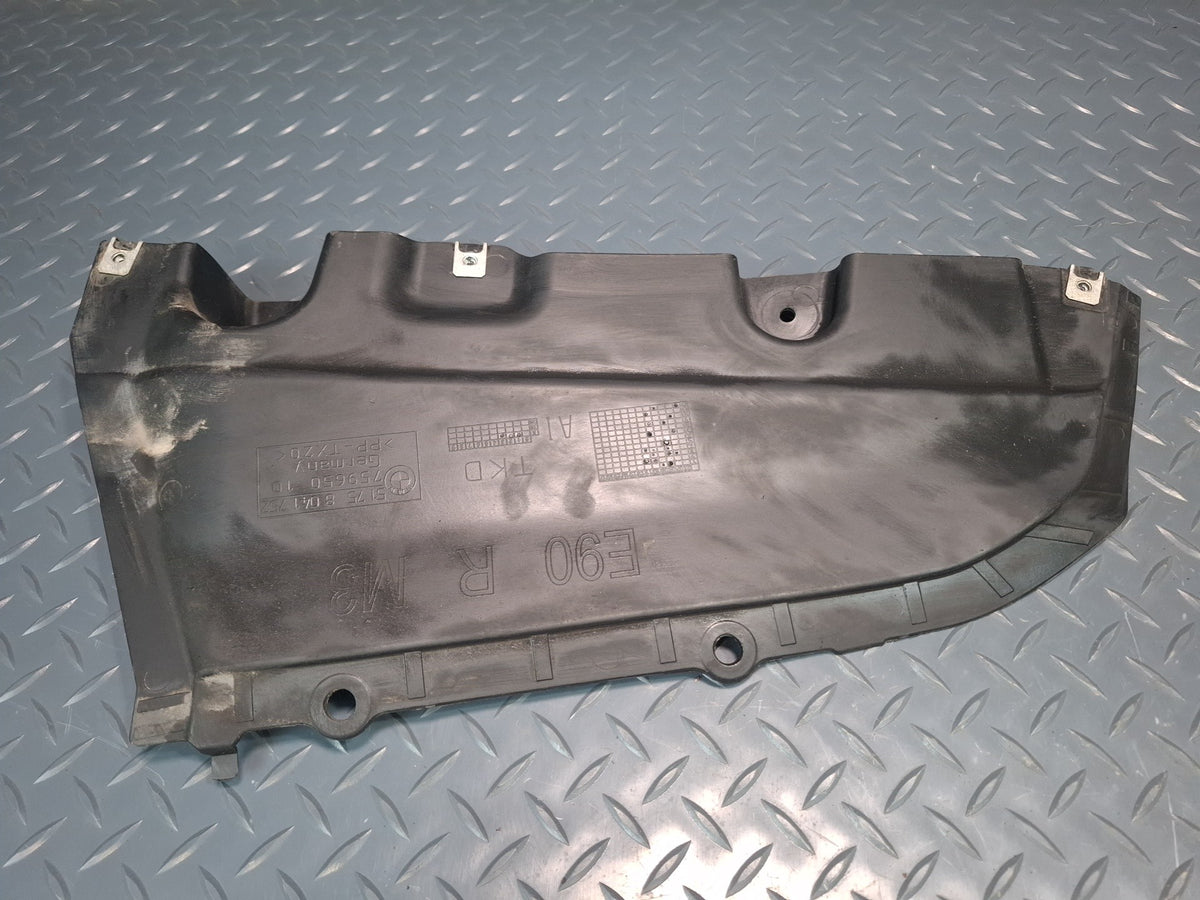 2008-2011 BMW E90 M3 Sedan Rear Undebody Splash Shield Guard Set of 2