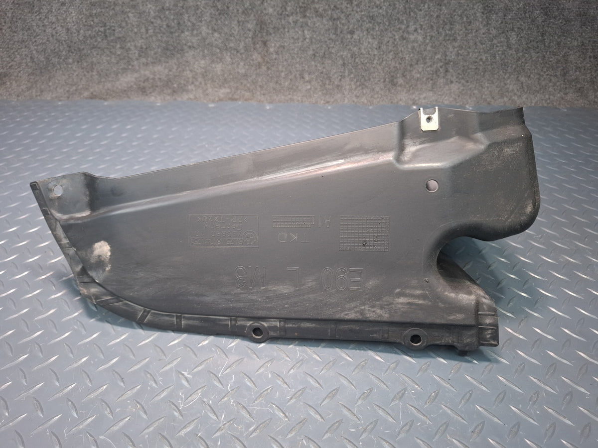 2008-2011 BMW E90 M3 Sedan Rear Undebody Splash Shield Guard Set of 2