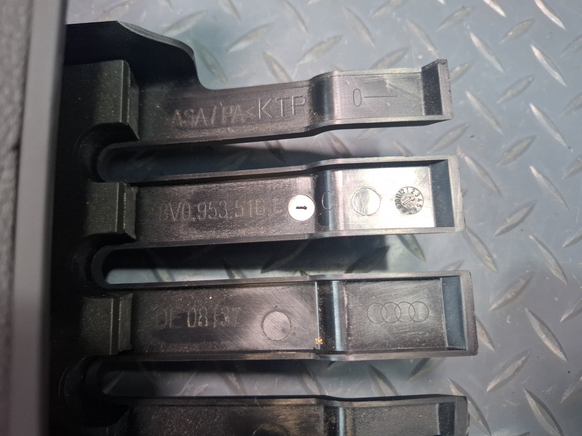 15-16 Audi S3 8VS Steering Column Upper & Lower Trim Cover Panel OEM