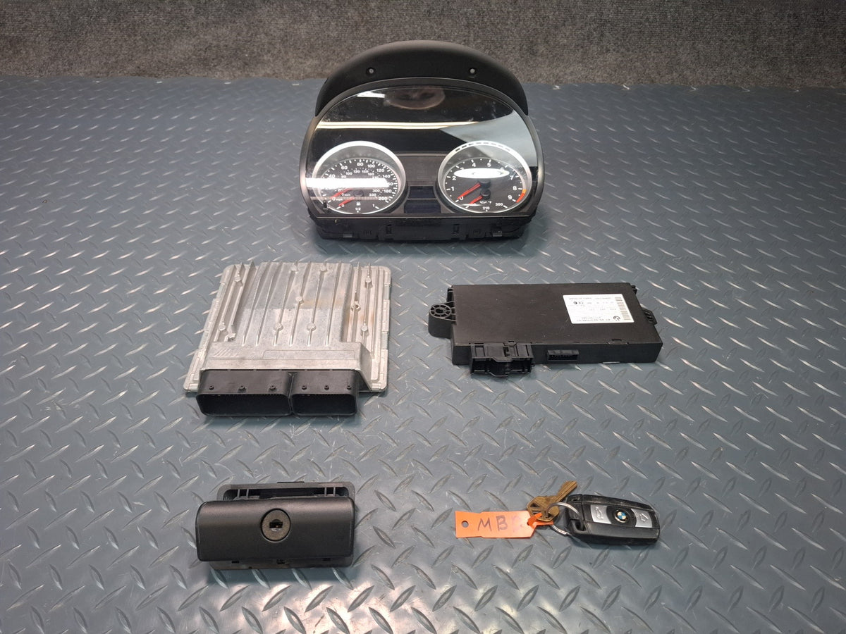2011 BMW E90 E92 E93 M3 S65 DCT ECU DME Speedometer CAS3 Glove Handle KEY Set