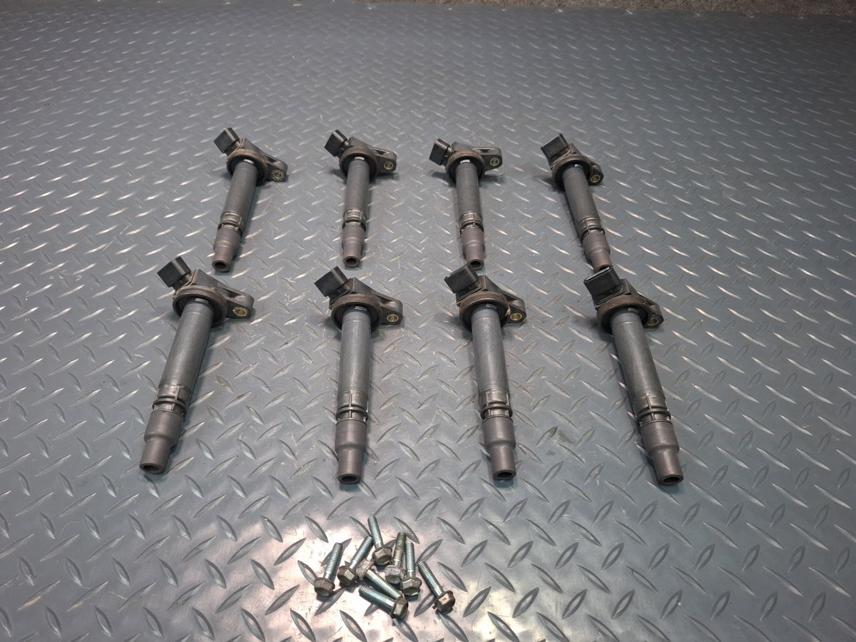 08-16 Lexus UVF46L LS600h Set of 8 Engine Ignition Coil 90919-02256 OEM