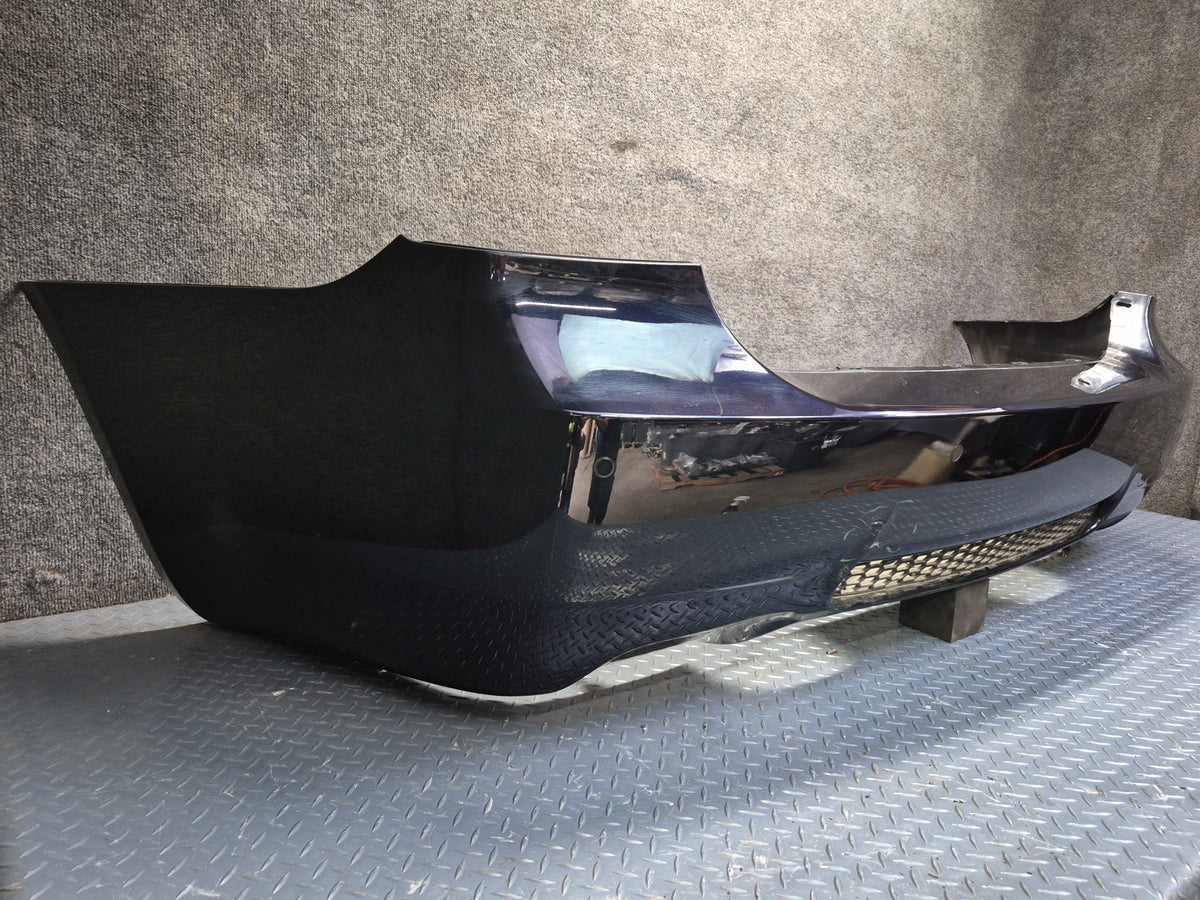 2008-2011 BMW E90 M3 Sedan Rear Bumper Cover w PDC Sensors Black Damaged