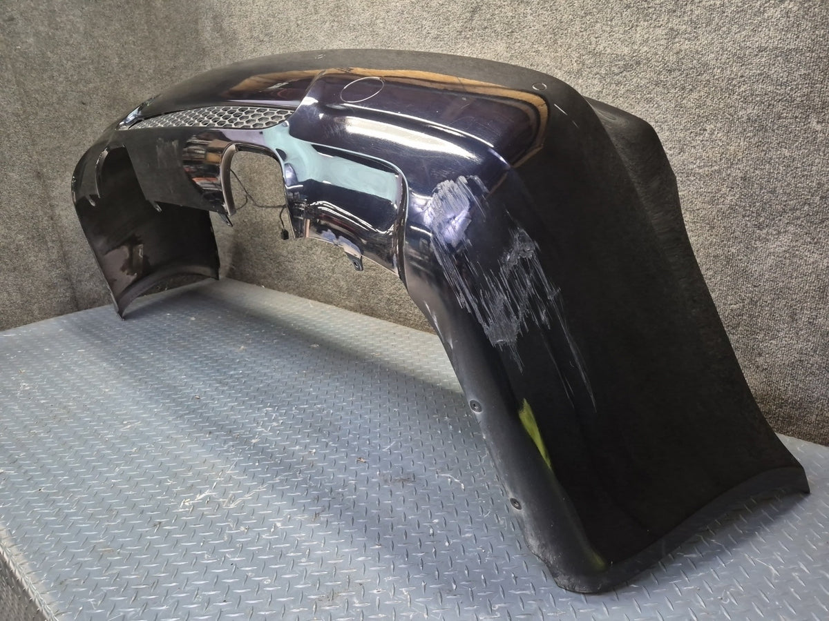2008-2011 BMW E90 M3 Sedan Rear Bumper Cover w PDC Sensors Black Damaged