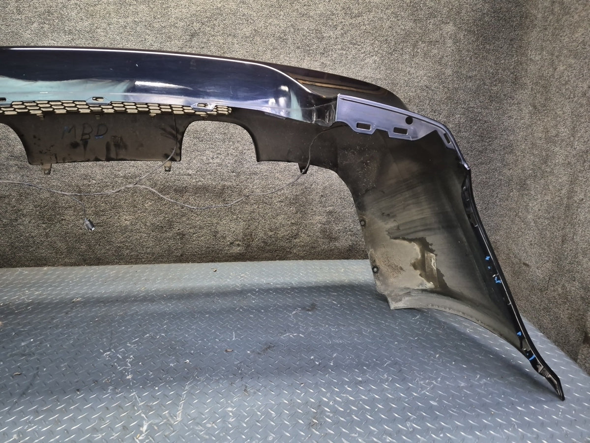 2008-2011 BMW E90 M3 Sedan Rear Bumper Cover w PDC Sensors Black Damaged