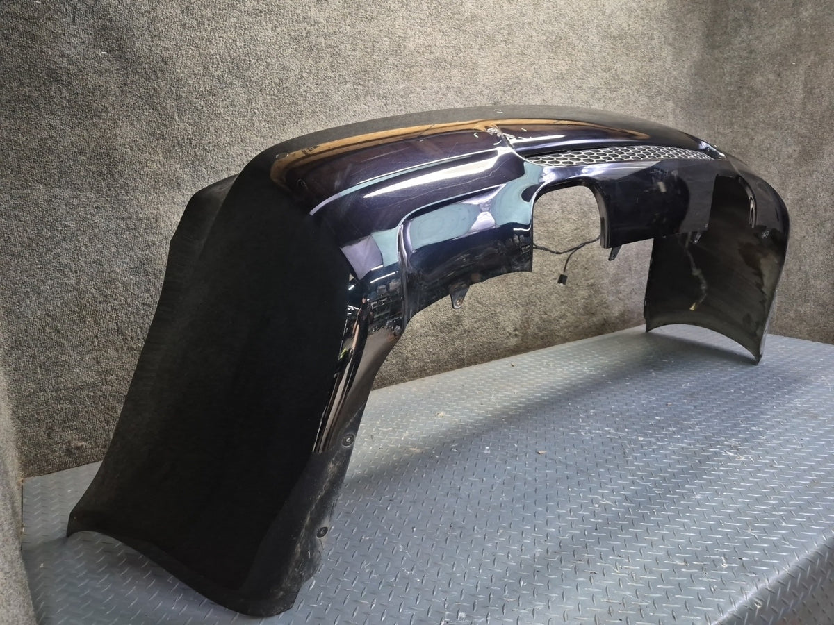 2008-2011 BMW E90 M3 Sedan Rear Bumper Cover w PDC Sensors Black Damaged