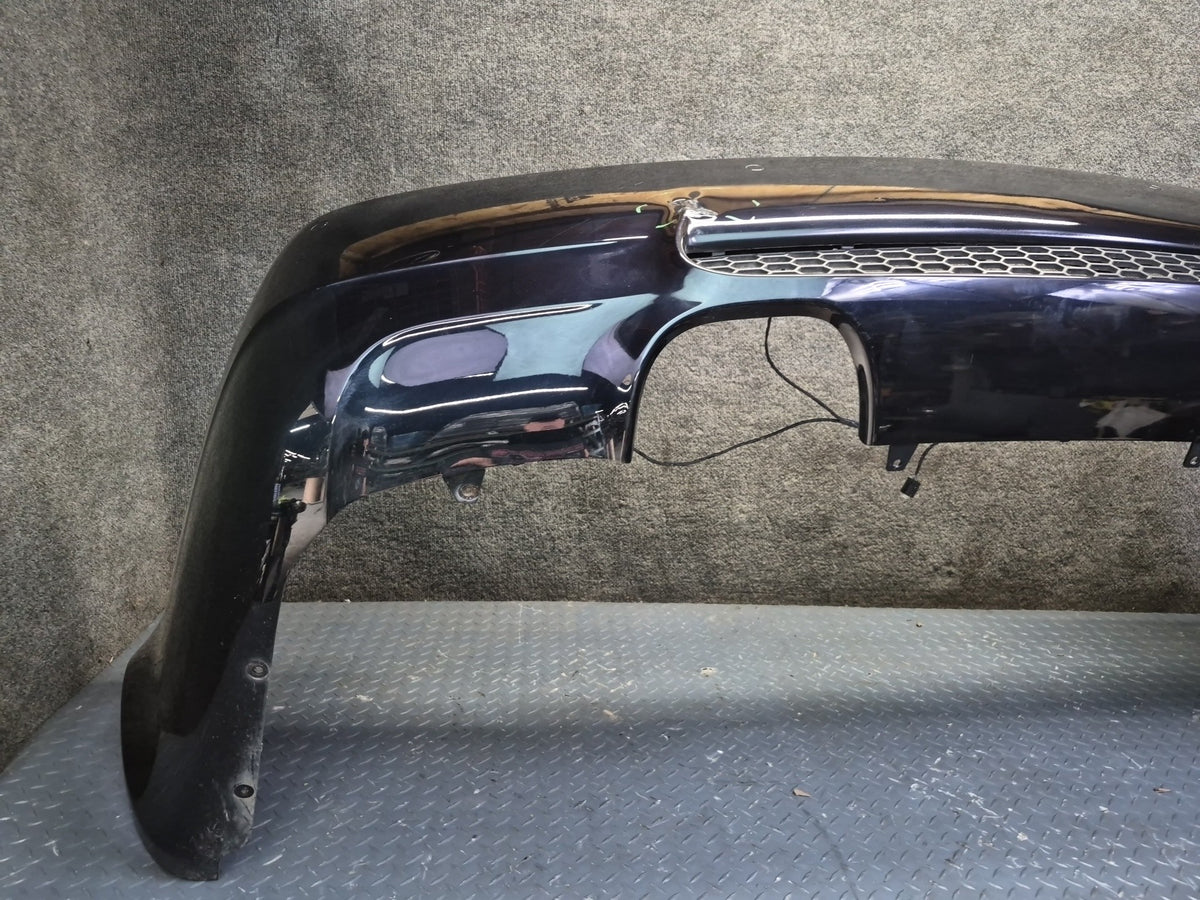 2008-2011 BMW E90 M3 Sedan Rear Bumper Cover w PDC Sensors Black Damaged