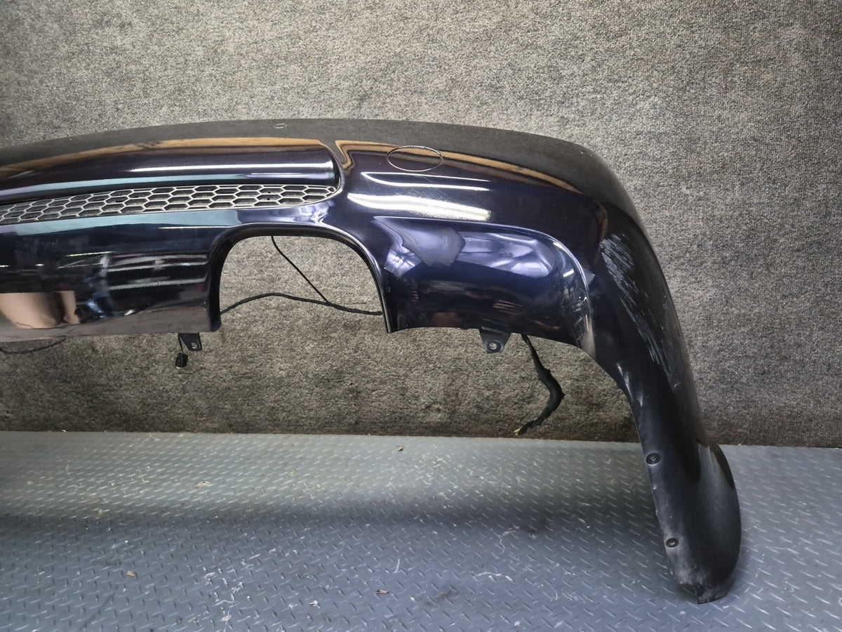 2008-2011 BMW E90 M3 Sedan Rear Bumper Cover w PDC Sensors Black Damaged