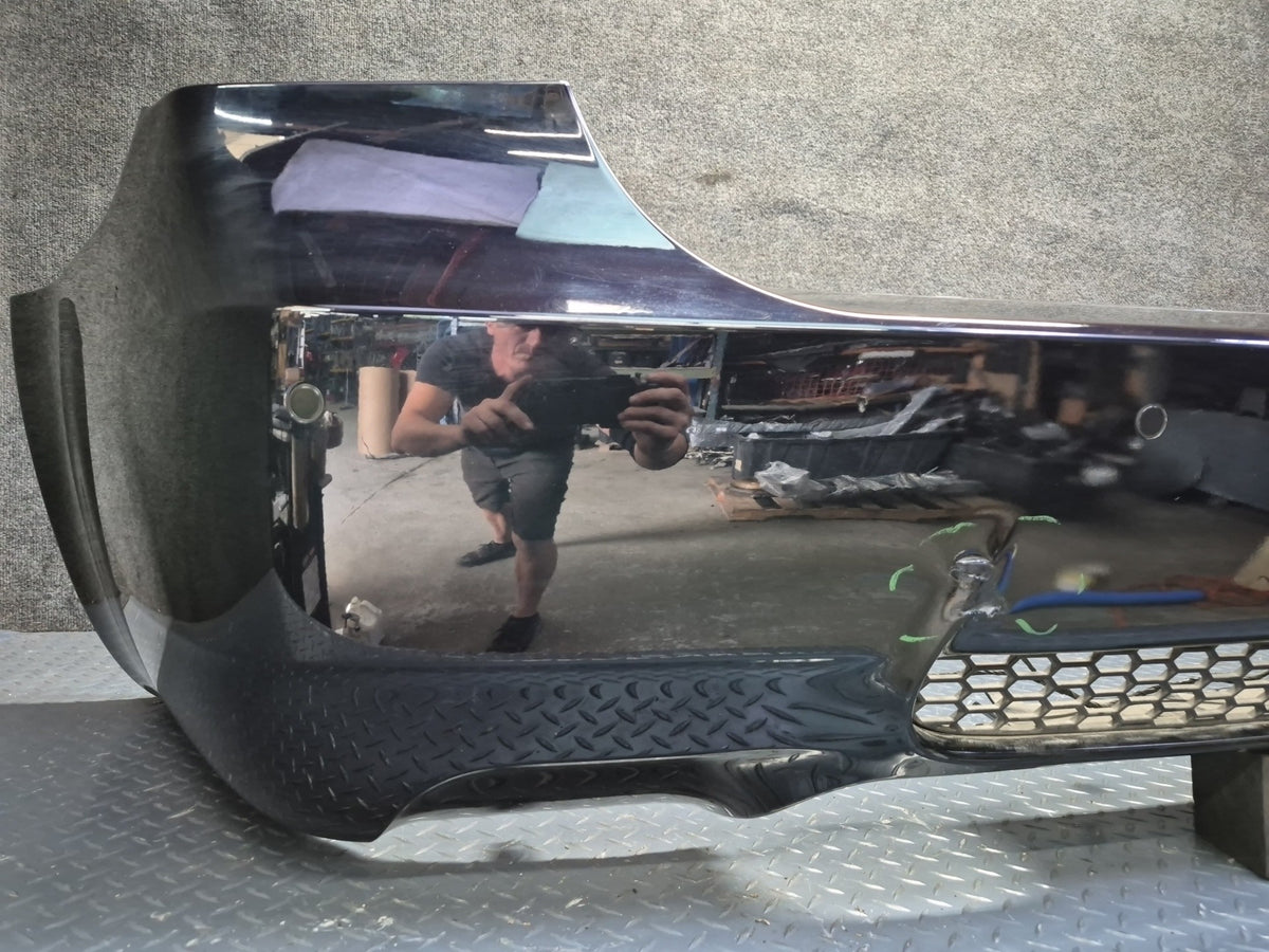 2008-2011 BMW E90 M3 Sedan Rear Bumper Cover w PDC Sensors Black Damaged