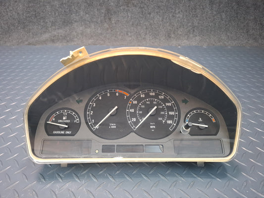 1994-1997 BMW E31 840Ci M62 Instrument Cluster Gauge Speedometer 8354451 Damaged