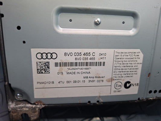 15-16 Audi A3 S3 8VS Audio Radio Amplifier AMP 8V0035465C OEM