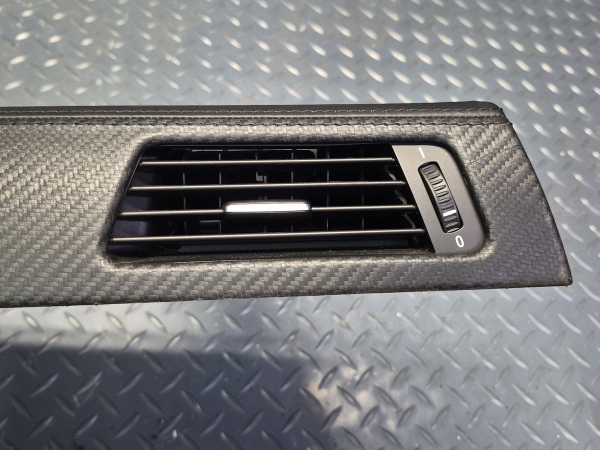 2008-2011 BMW E90 M3 Sedan Leather Carbon Interior Trim Cover Panel Air Vent Set