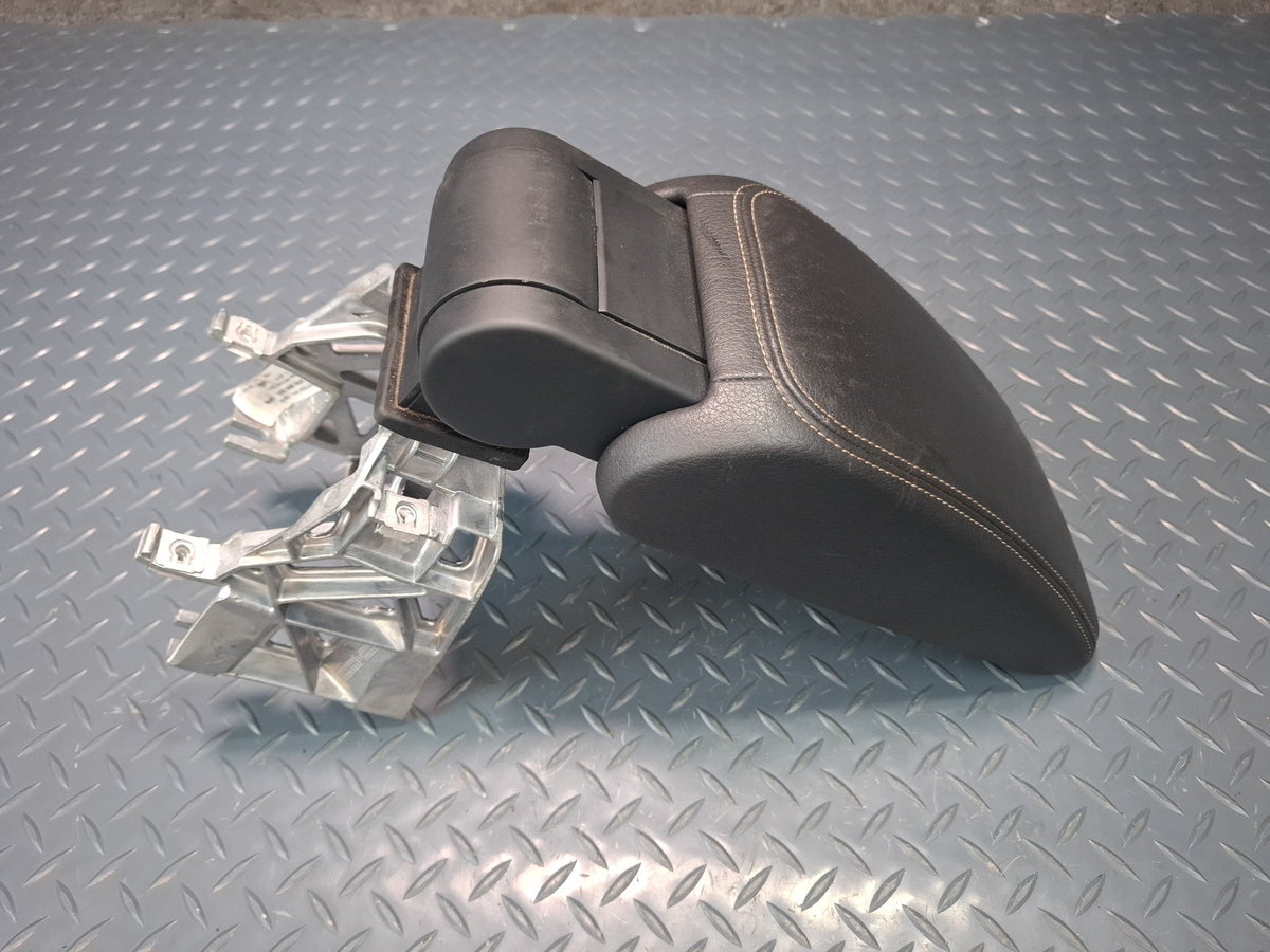 15-20 Audi A3 S3 8VS Center Console Leather Armrest Lid Cover Black OEM