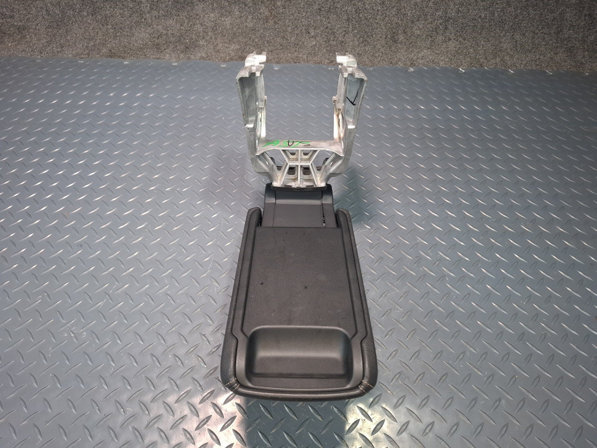 15-20 Audi A3 S3 8VS Center Console Leather Armrest Lid Cover Black OEM