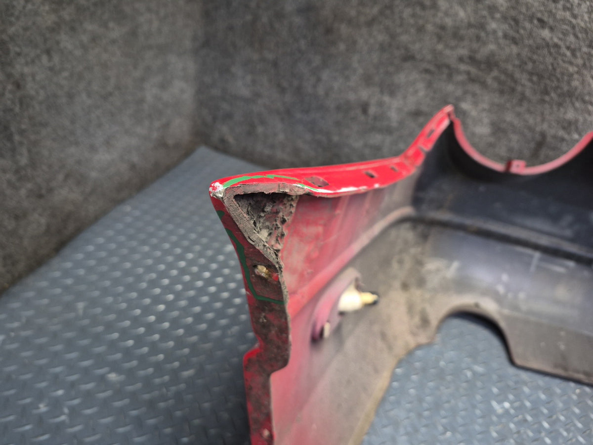 02-05 Ford Thunderbird Rear Bumper Cover Colorado RED Assembly Damaged