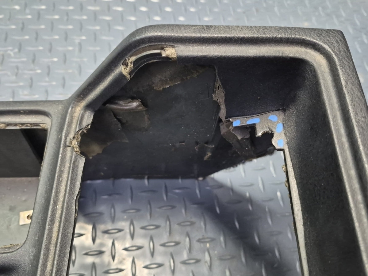 1994-1997 BMW E31 840Ci Center Console Trim Cover Panel Black Damaged