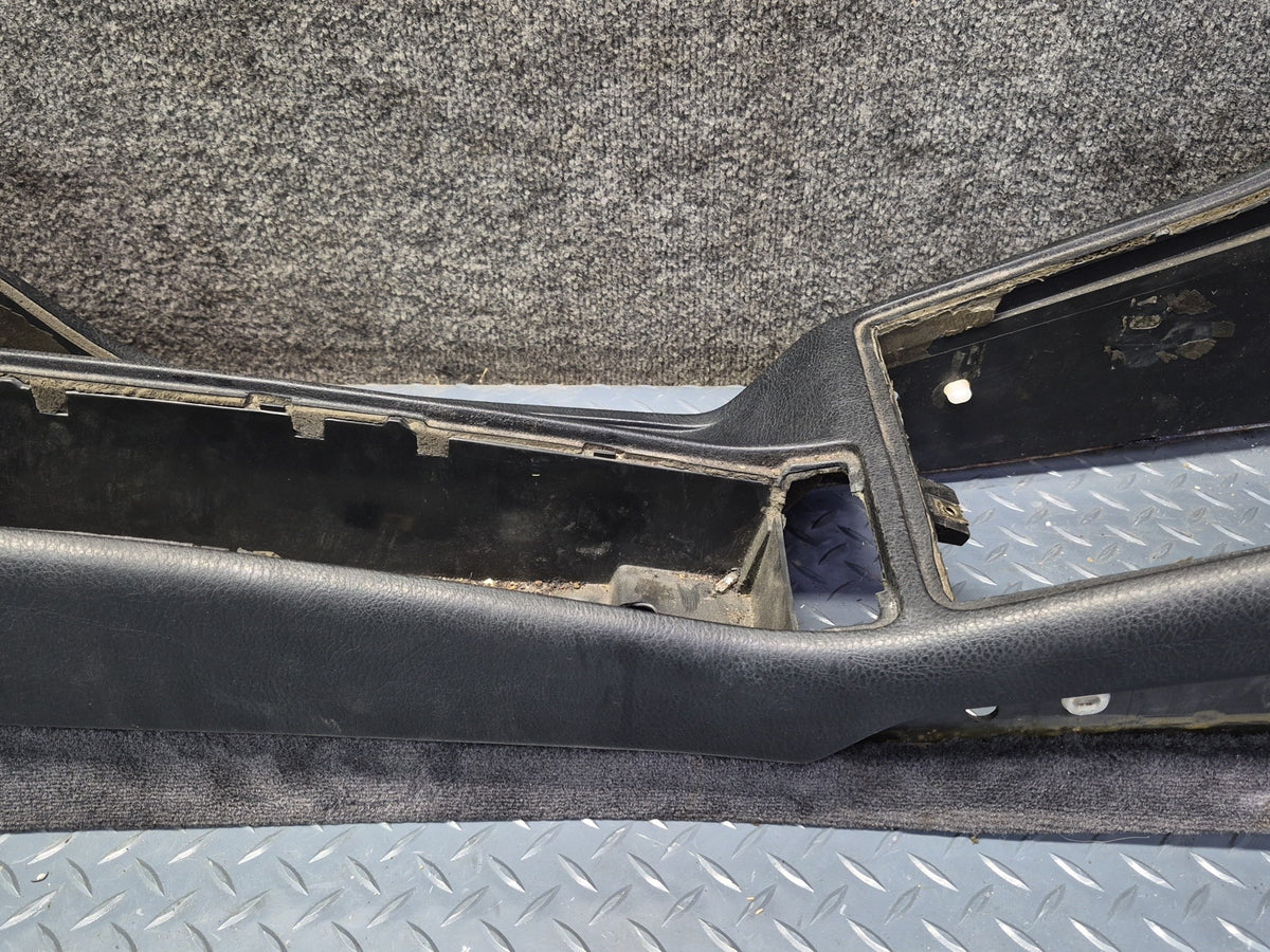 1994-1997 BMW E31 840Ci Center Console Trim Cover Panel Black Damaged