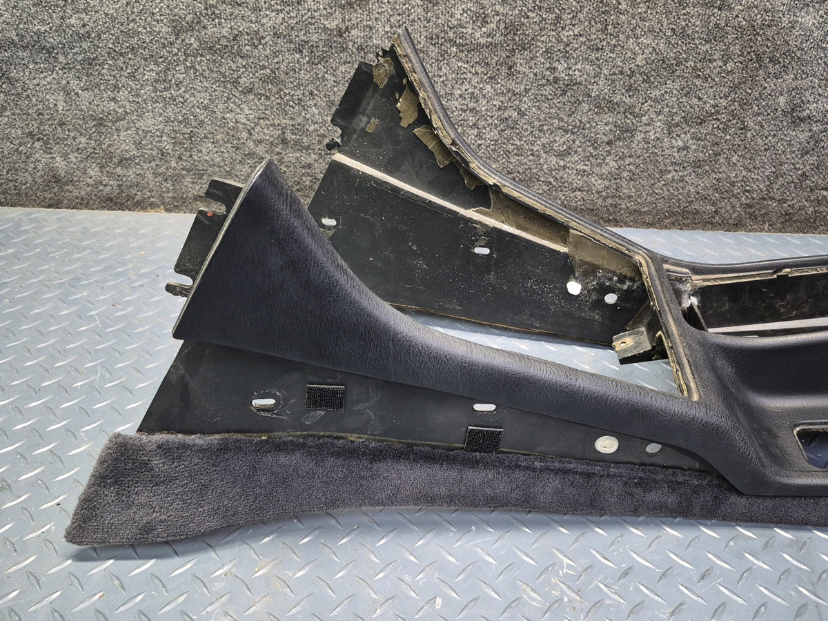 1994-1997 BMW E31 840Ci Center Console Trim Cover Panel Black Damaged