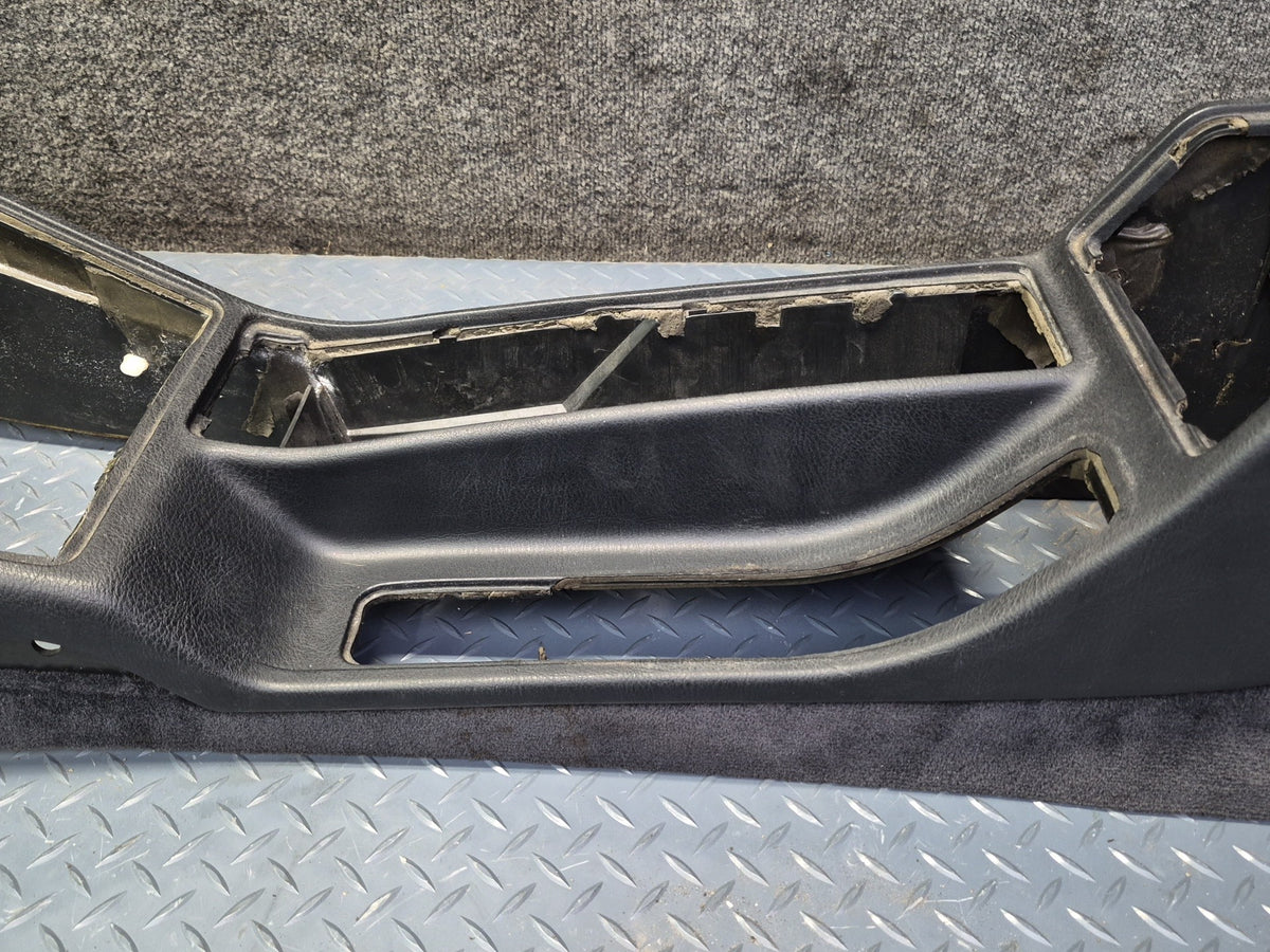 1994-1997 BMW E31 840Ci Center Console Trim Cover Panel Black Damaged