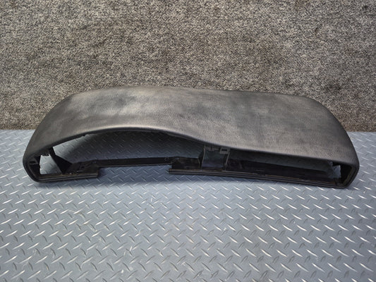 1994-1997 BMW E31 840Ci Dash Cluster Speedometer Leather Trim Cover Panel Black