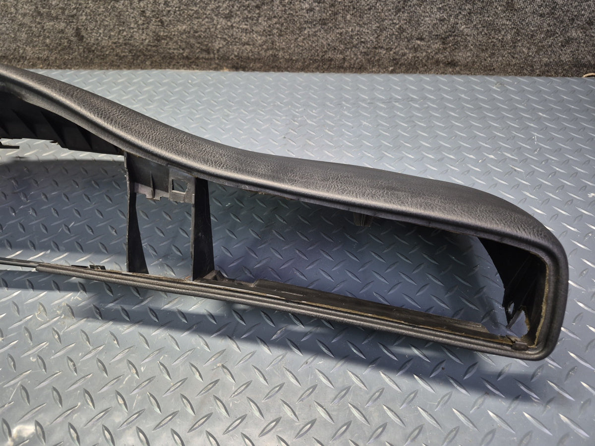 1994-1997 BMW E31 840Ci Dash Cluster Speedometer Leather Trim Cover Panel Black