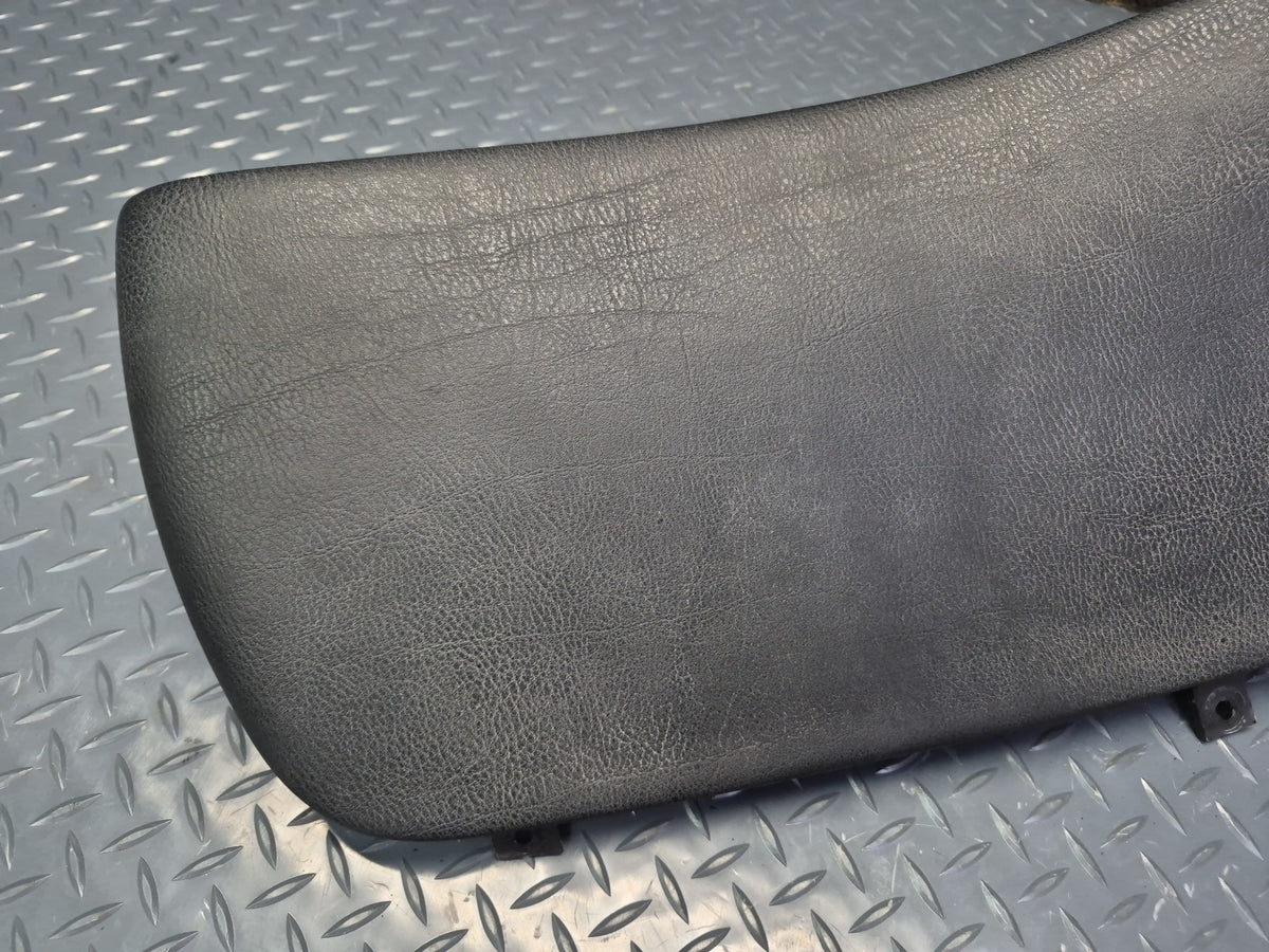 1994-1997 BMW E31 840Ci Dash Cluster Speedometer Leather Trim Cover Panel Black