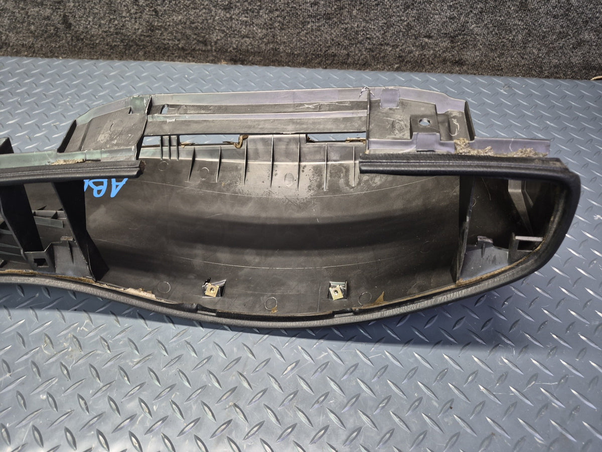 1994-1997 BMW E31 840Ci Dash Cluster Speedometer Leather Trim Cover Panel Black