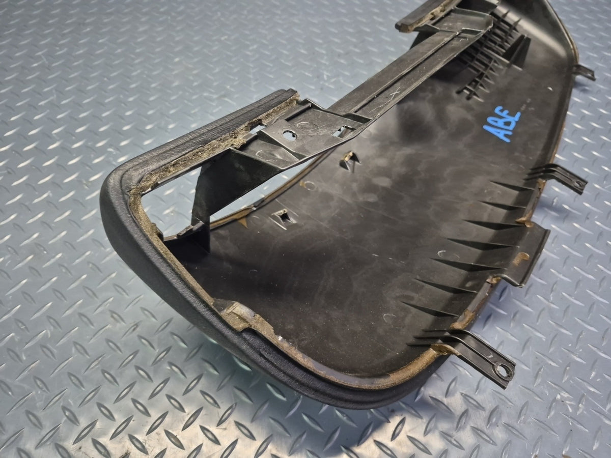 1994-1997 BMW E31 840Ci Dash Cluster Speedometer Leather Trim Cover Panel Black