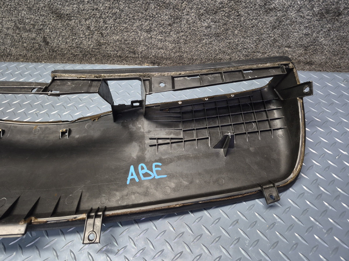 1994-1997 BMW E31 840Ci Dash Cluster Speedometer Leather Trim Cover Panel Black