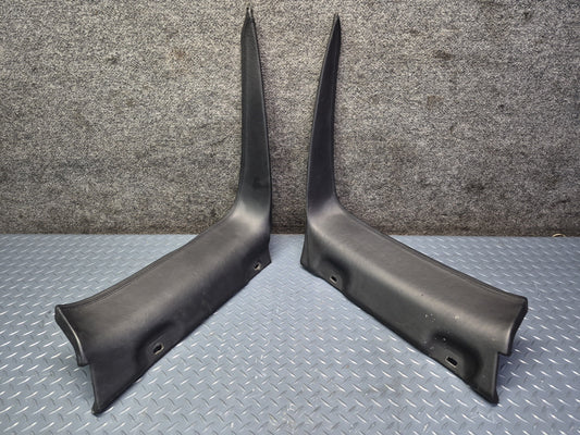 1994-1997 BMW E31 840Ci Front Dash Knee Leather Trim Cover Panel Set of 2