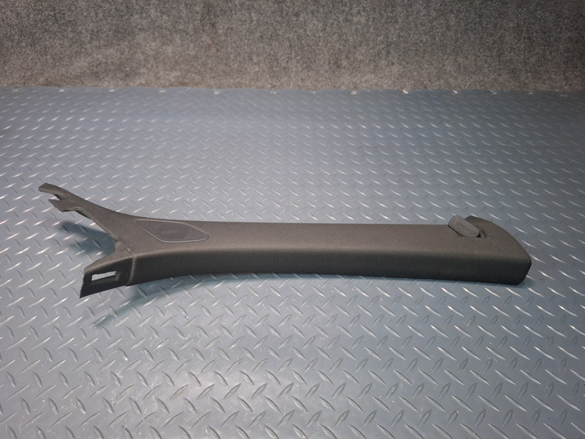 15-20 Audi A3 S3 8VS Sedan Front Left & Right Upper A-pillar Trim Black Set OEM