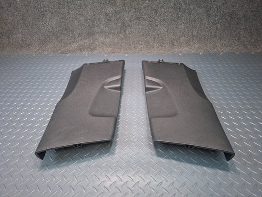 15-20 Audi A3 S3 8VS Sedan Left & Right Lower B-pillar Trim Cover Black Set OEM