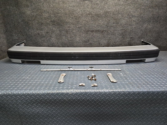 84-88 Toyota Cressida MX73 Sedan Front Bumper Cover w Hardware Set Silver OEM