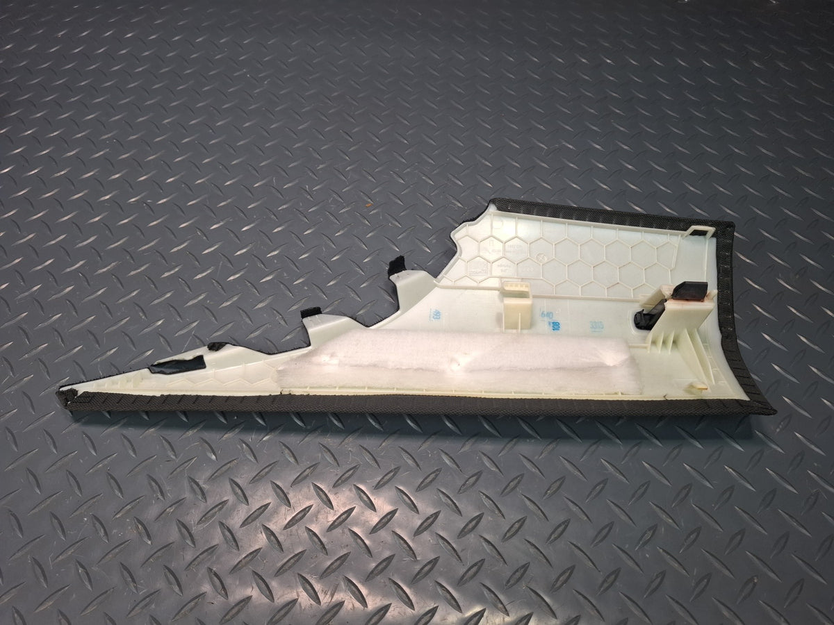 15-20 Audi A3 S3 Sedan 8VS Rear Left & Right Upper C-pillar Trim Black Set OEM