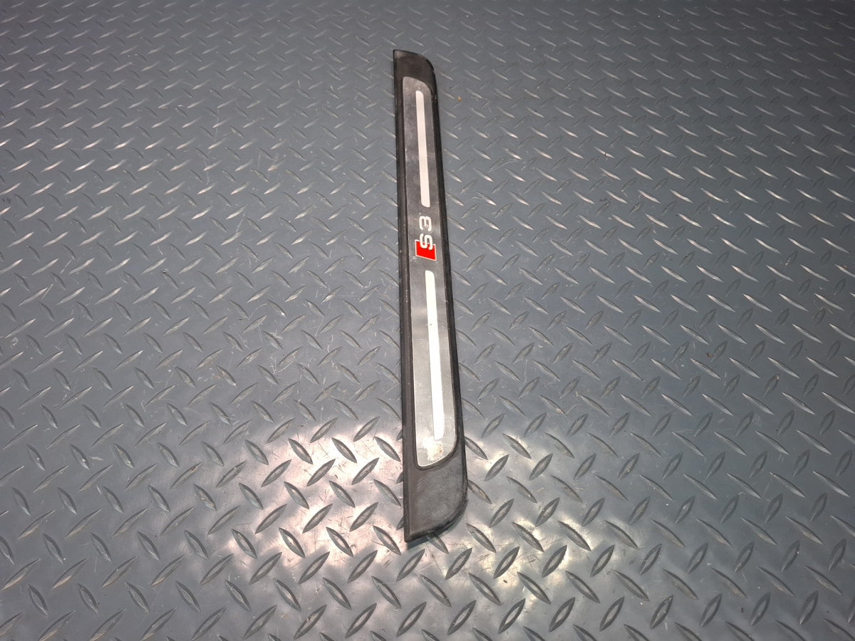 15-16 Audi S3 8VS Sedan Set of 4 Front & Rear Door Entrance Sill Scuff Trim OEM