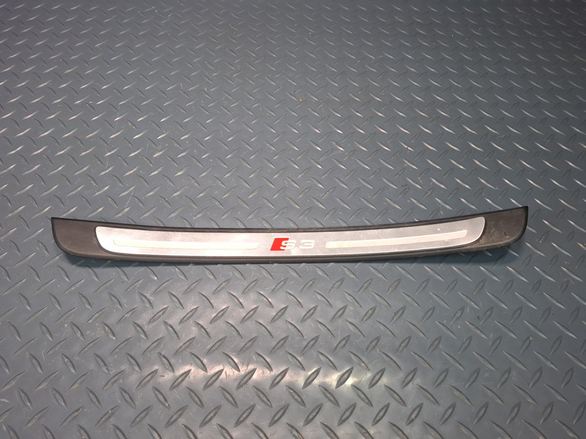 15-16 Audi S3 8VS Sedan Set of 4 Front & Rear Door Entrance Sill Scuff Trim OEM