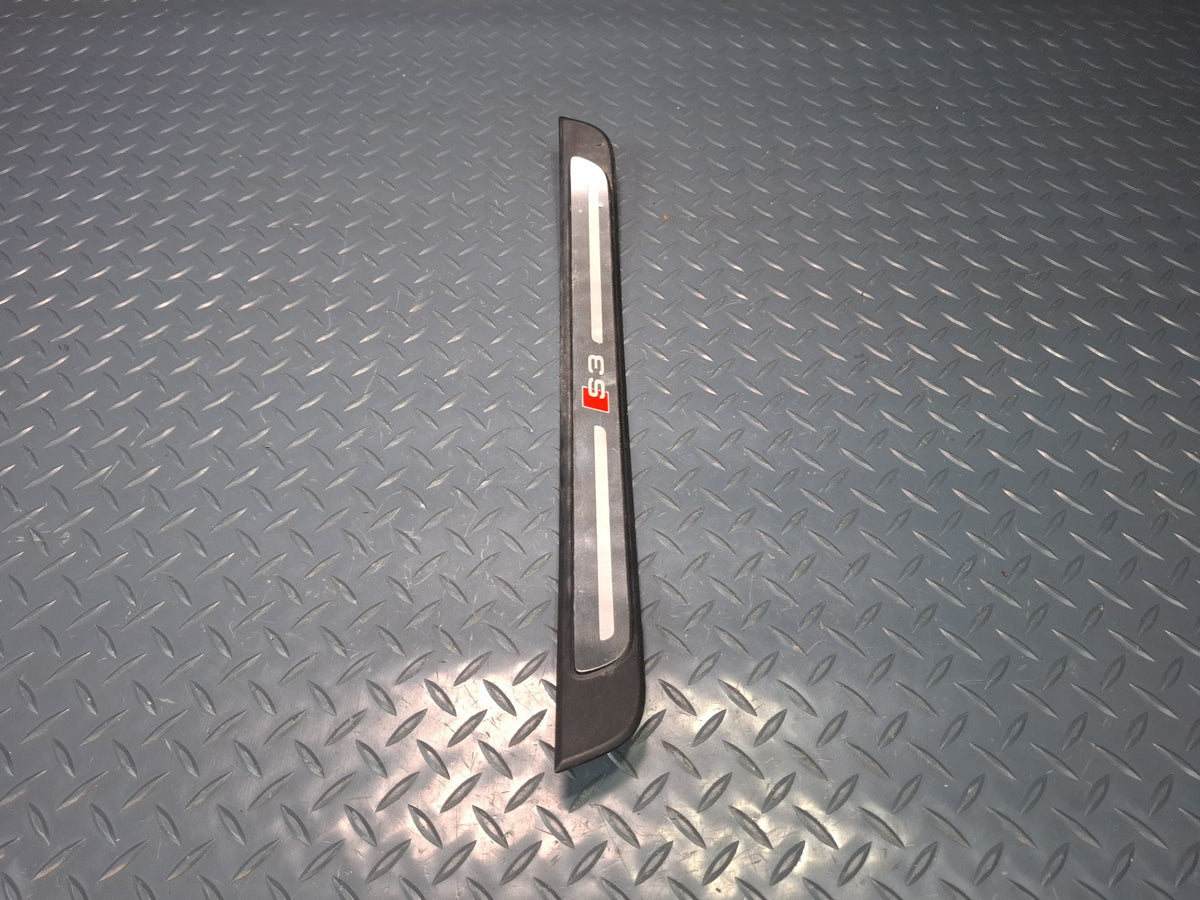 15-16 Audi S3 8VS Sedan Set of 4 Front & Rear Door Entrance Sill Scuff Trim OEM
