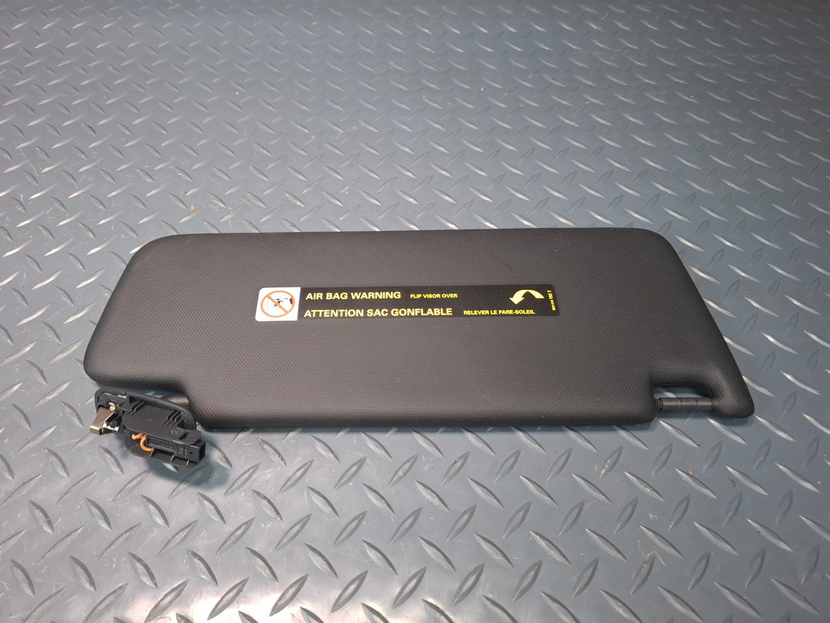 15-16 Audi A3 S3 8VS Sedan Set of 2 Front Left Right Sun Visor Black OEM