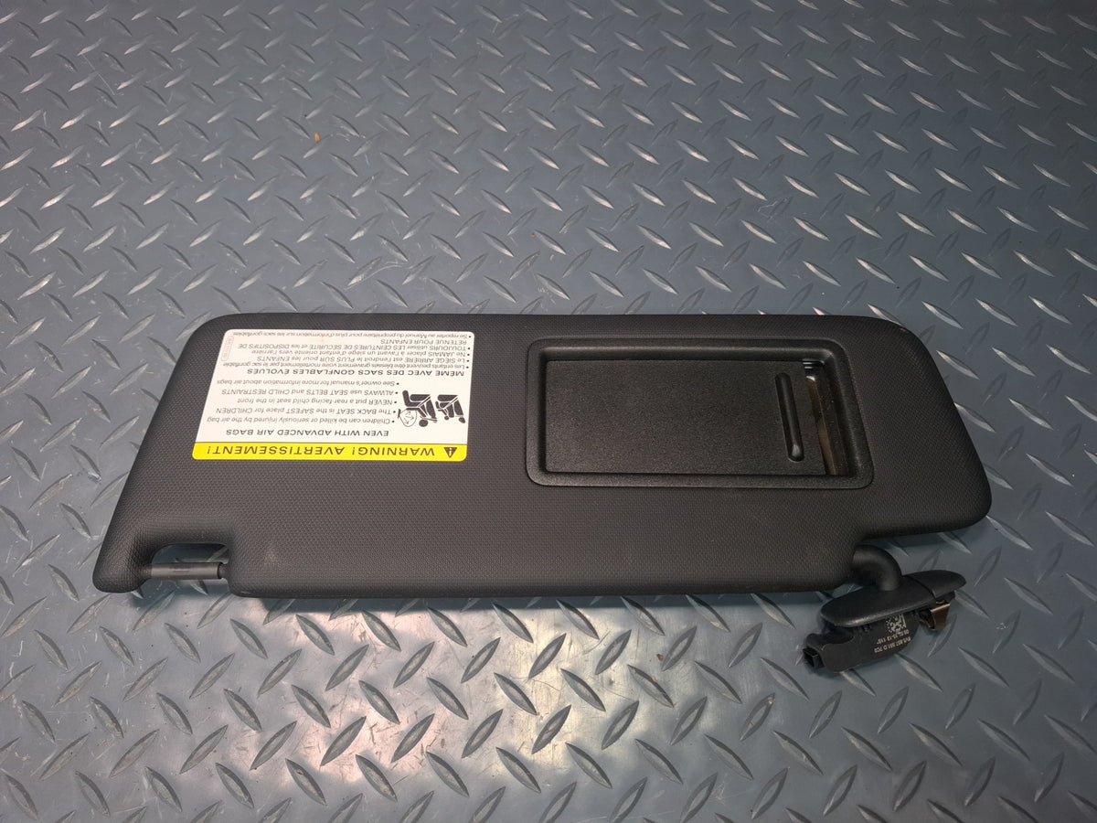 15-16 Audi A3 S3 8VS Sedan Set of 2 Front Left Right Sun Visor Black OEM