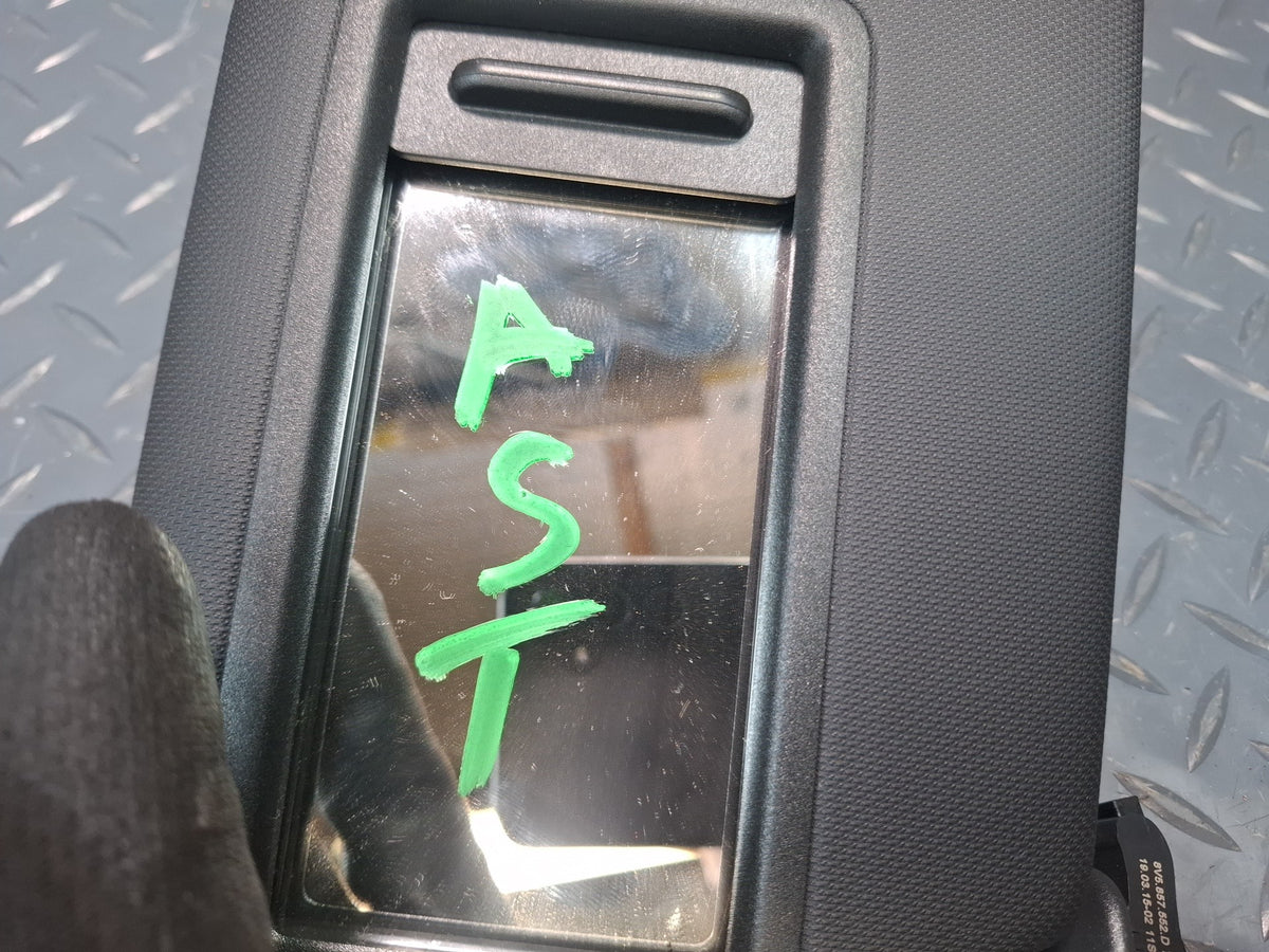 15-16 Audi A3 S3 8VS Sedan Set of 2 Front Left Right Sun Visor Black OEM