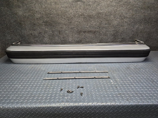 84-88 Toyota Cressida MX73 Sedan Rear Bumper Cover w Hardware Set Silver OEM