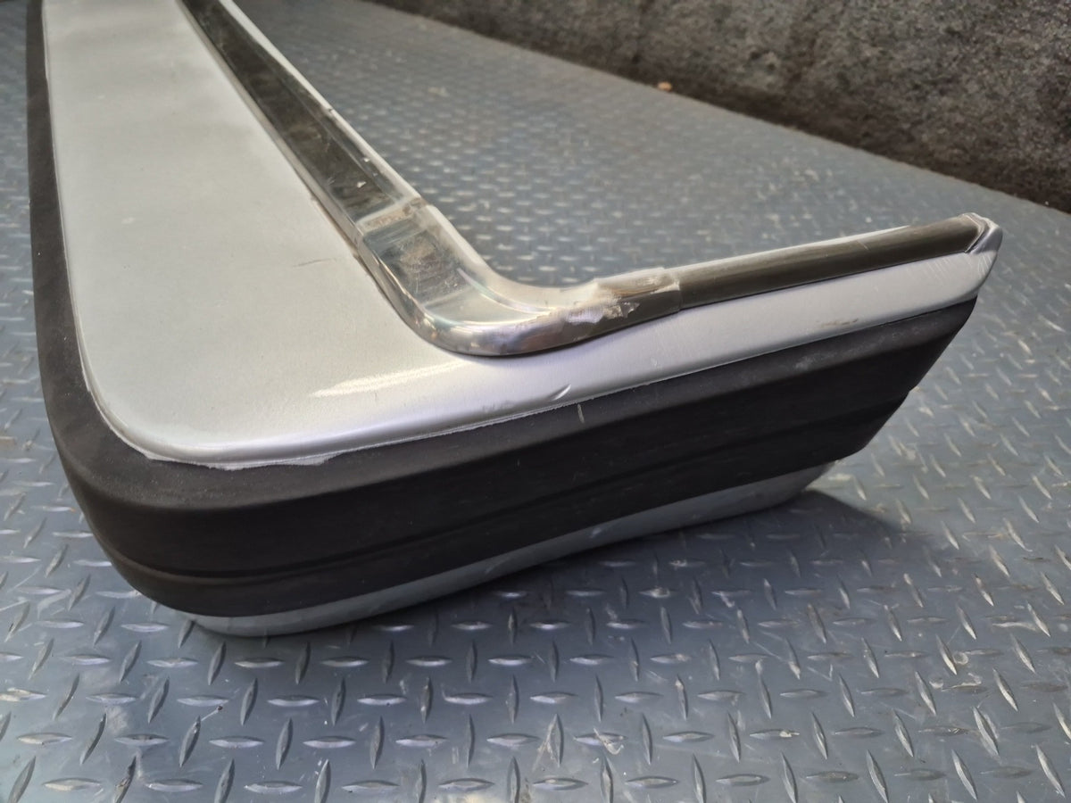 84-88 Toyota Cressida MX73 Sedan Rear Bumper Cover w Hardware Set Silver OEM