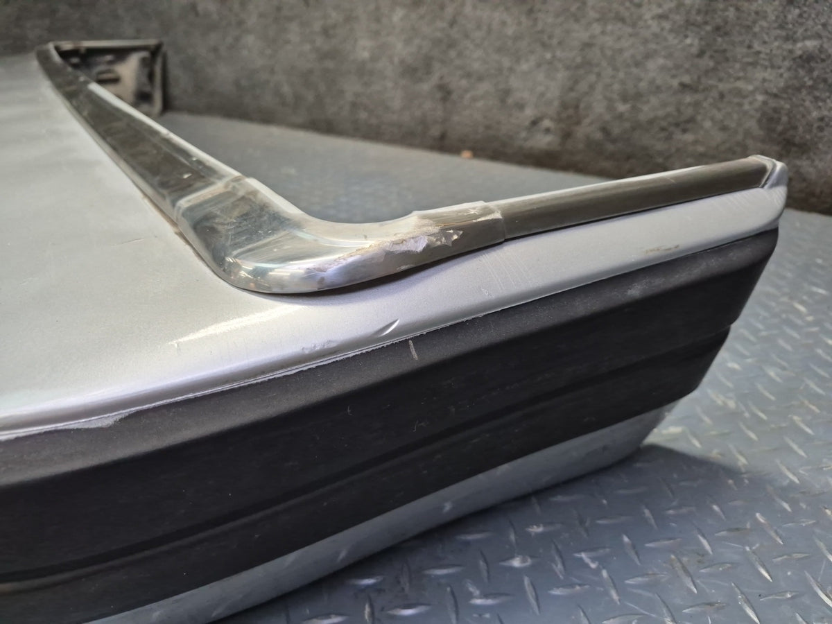 84-88 Toyota Cressida MX73 Sedan Rear Bumper Cover w Hardware Set Silver OEM
