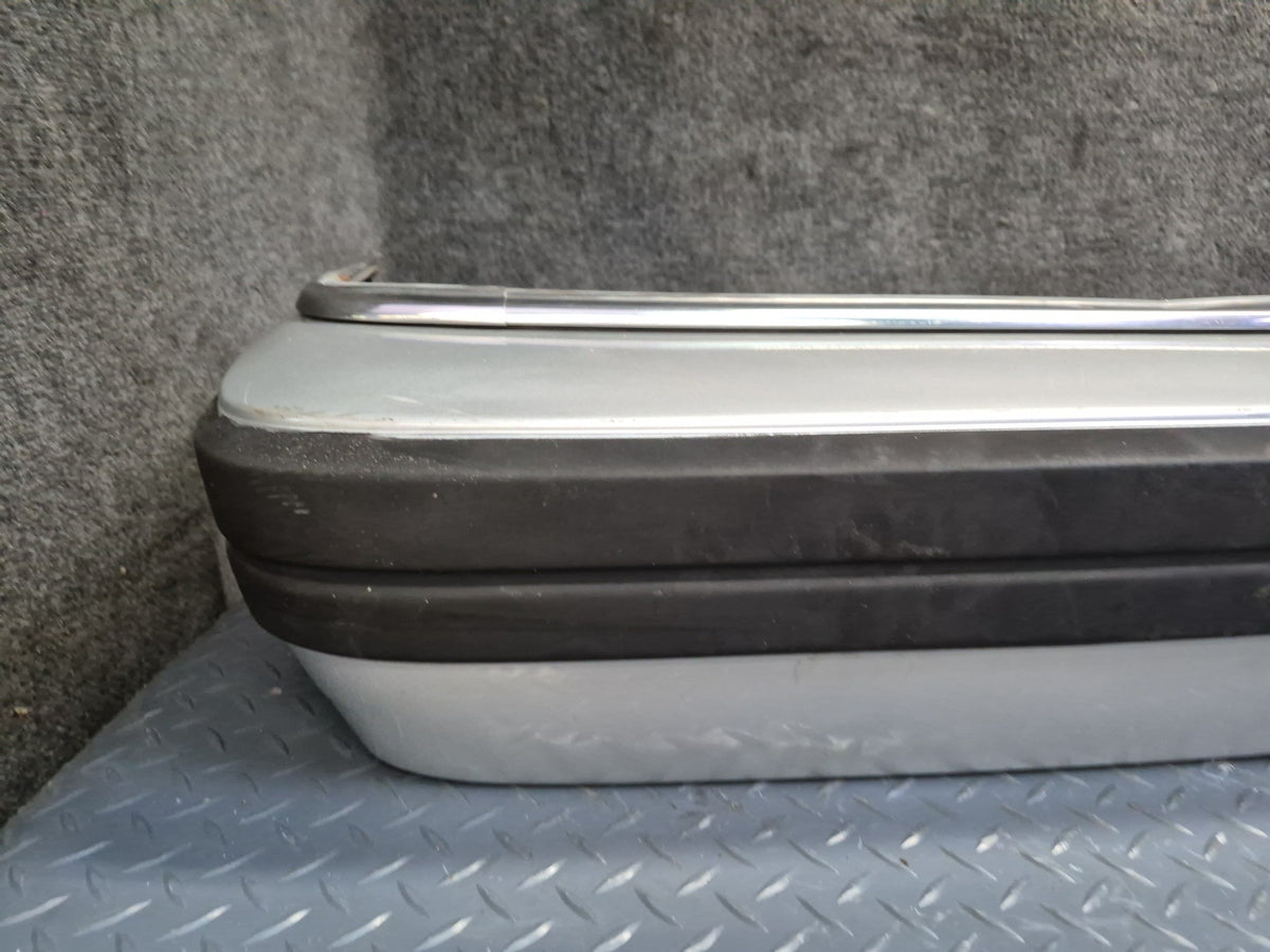 84-88 Toyota Cressida MX73 Sedan Rear Bumper Cover w Hardware Set Silver OEM