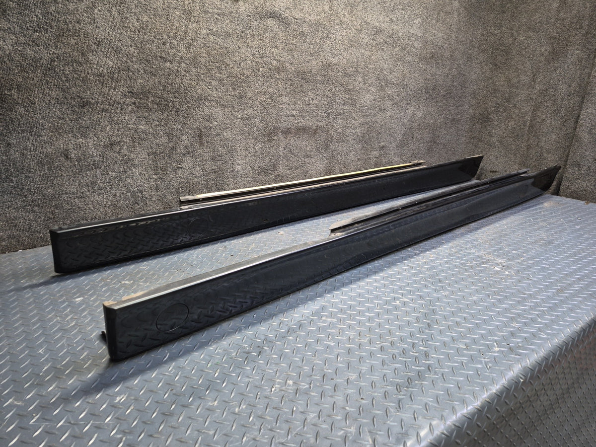 1994-1997 BMW E31 840Ci Left & Right Side Skirt Rocker Panel Molding Set Damaged