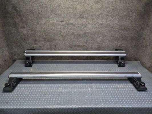 2003-2007 Hummer H2 Upper Roof Luggage Rack Rail Cross Cargo Bar Set