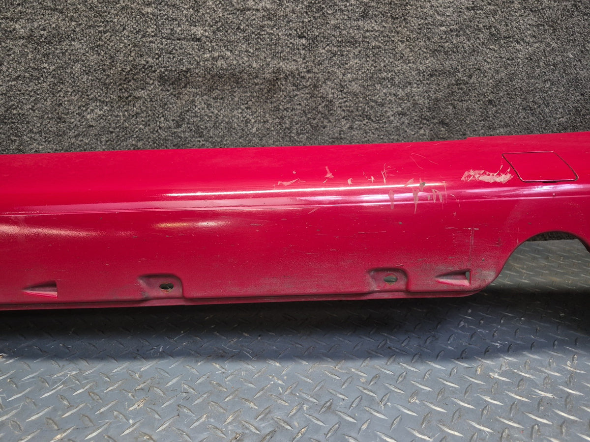96-02 Mercedes R129 Sl-class Left Side Skirt Rocker Panel Molding RED OEM